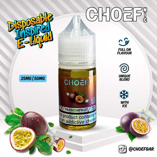 Choef Nic - Passionfruit Salts 30ml