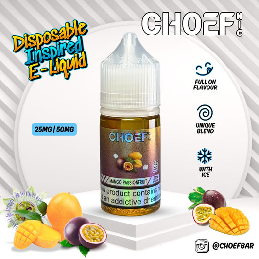 Choef Nic - Mango Passionfruit Salts 30ml
