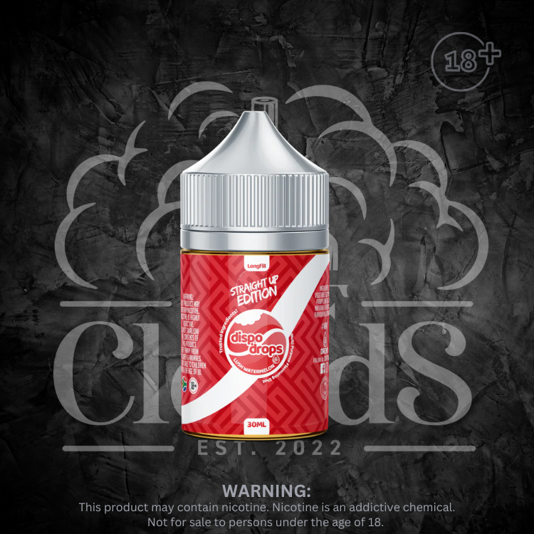 G Drops - Dispo Drops Straight Up Salt/MTL Longfill Each