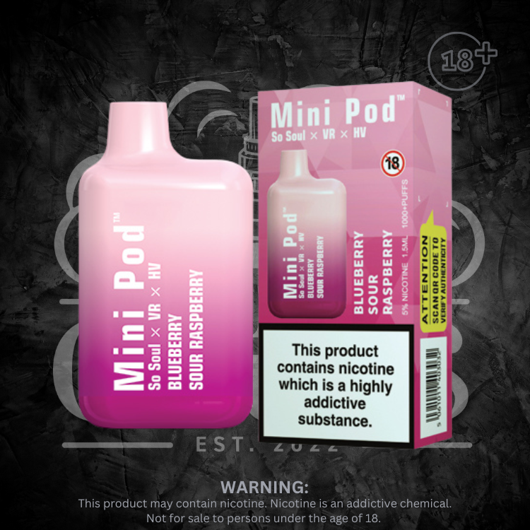 So Soul - Mini Pod 1000 Disposable 5% Each