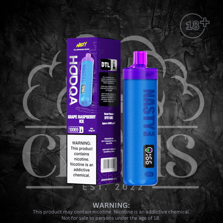 Nasty - Hooqa DTL 10k Disposable 3mg Each
