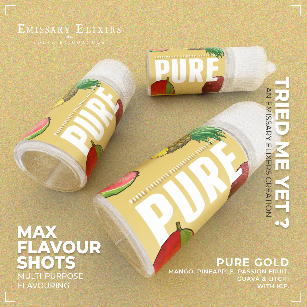 Emissary - Pure GOLD Salt/MTL Longfill 30ml Each