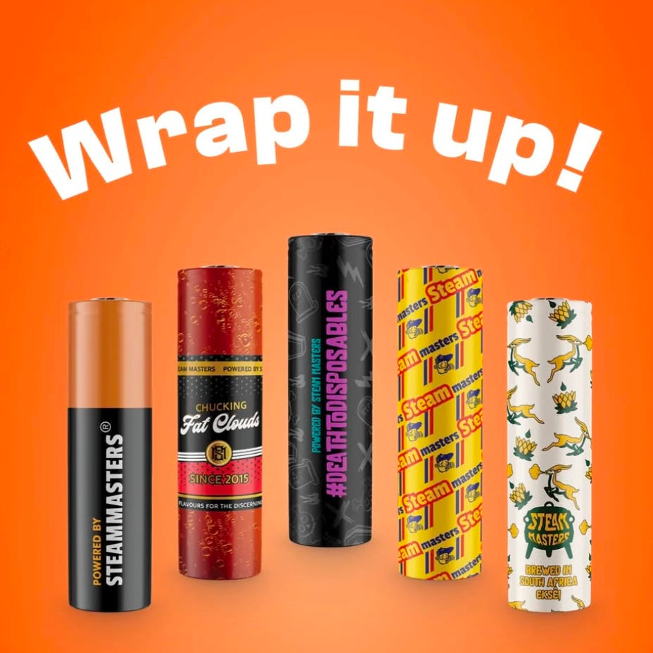 Steam Masters - 18650 Battery Wraps 2 Pack