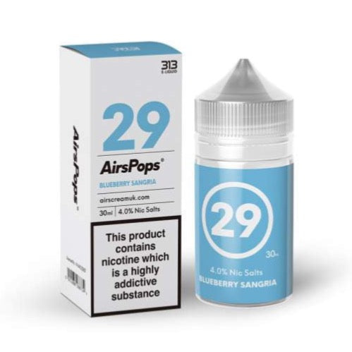 AIRSCREAM - Airspops 313 Blueberry Sangria 30ml 4.0%