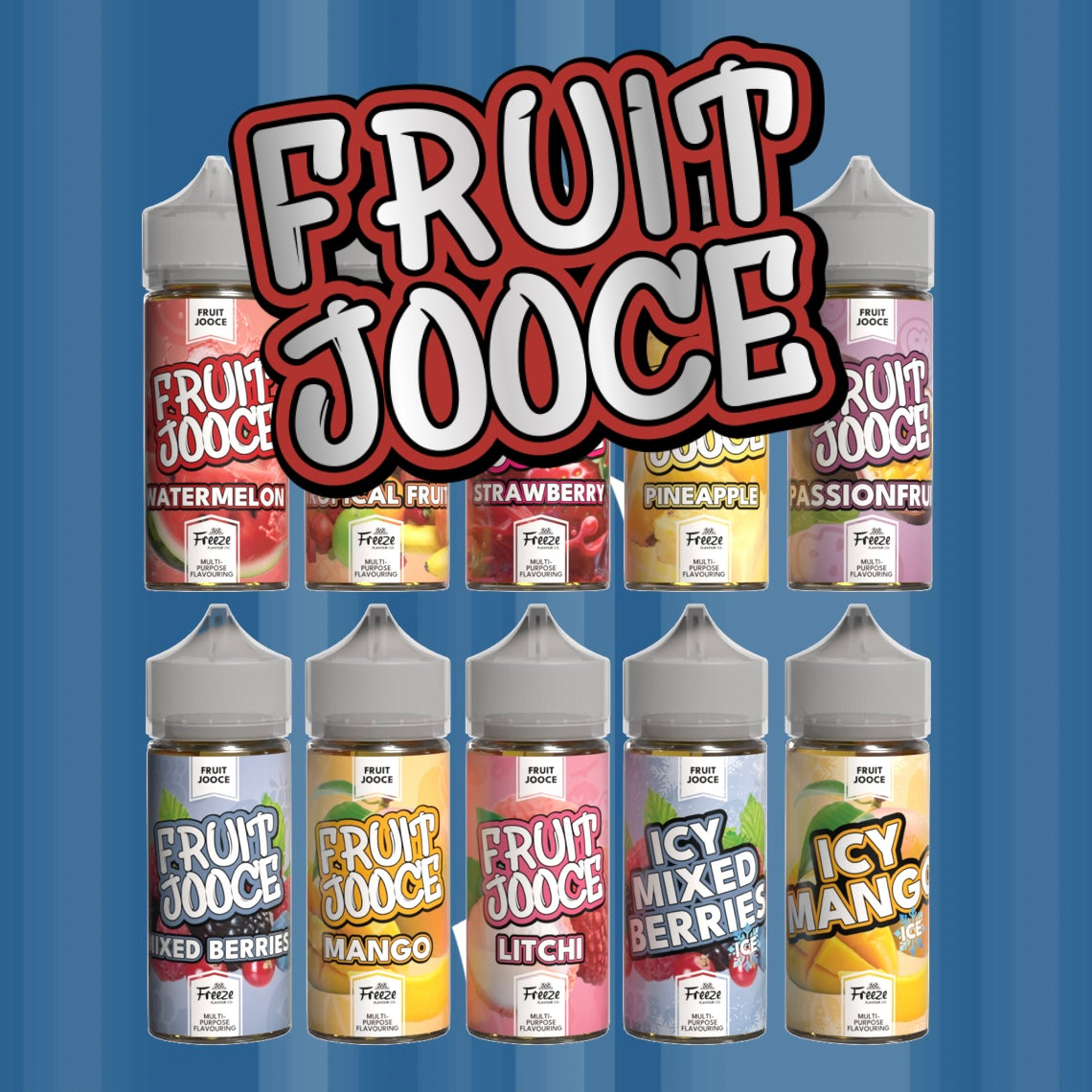 Freeze Vapes - Fruit Jooce Longfills Each