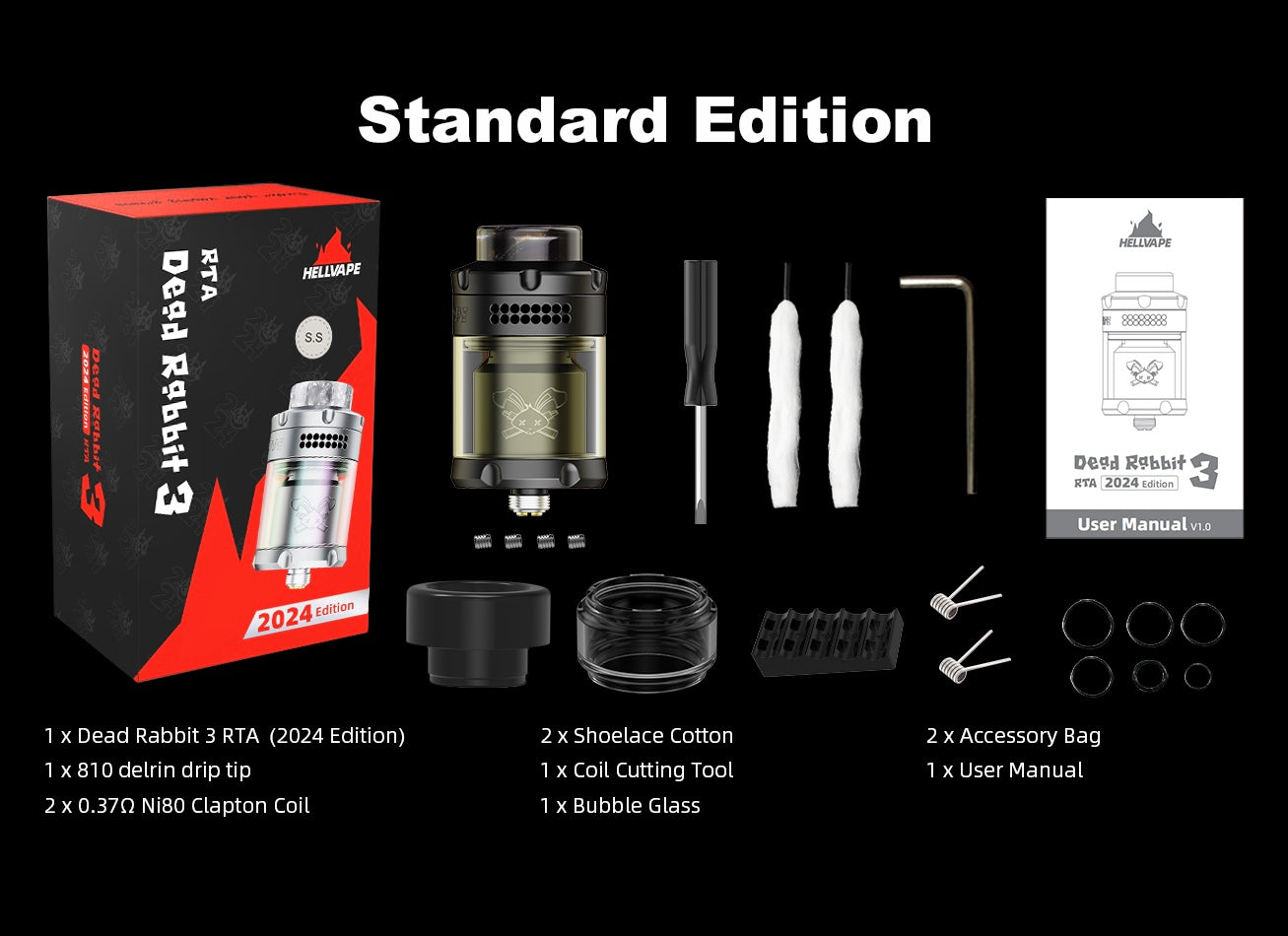 Hellvape - Dead Rabbit 3 RTA 2024 Edition