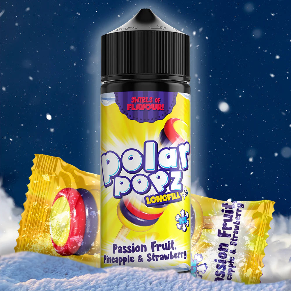 Polar Popz - Passionfruit Pine & Strawberry Longfill Each
