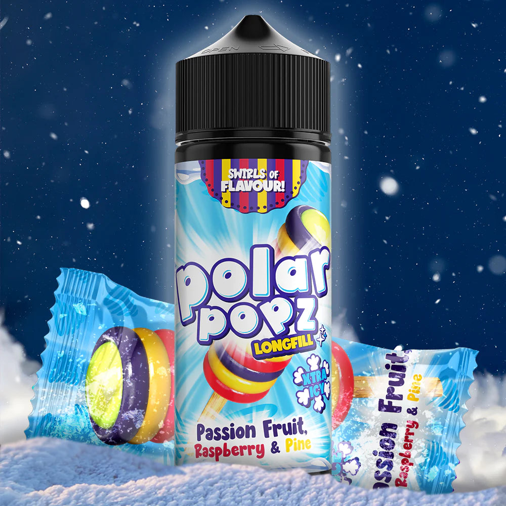Polar Popz - Xtra Passionfruit Raspberry & Pine Longfill Each