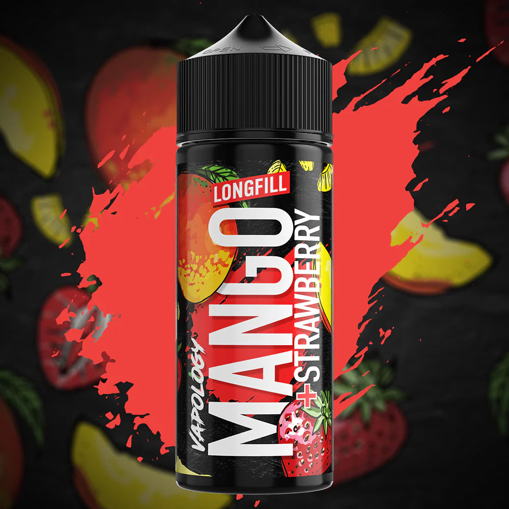 Vapology - Mango Strawberry Longfill 120ml Each