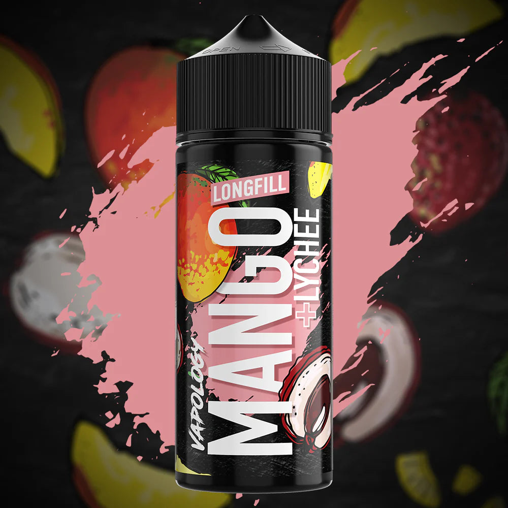 Vapology - Mango Lychee Longfill 120ml Each