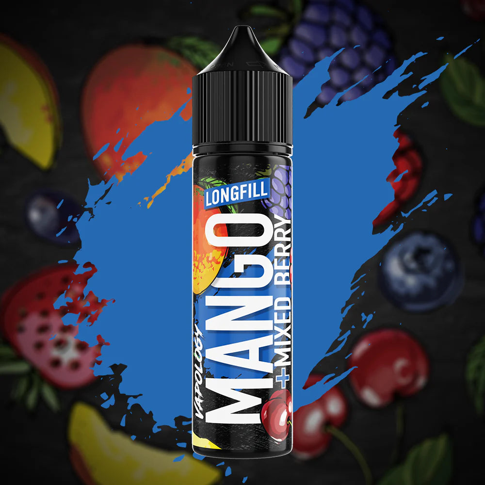 Vapology - Mango Mixed Berry Salt/MTL Longfill 60ml Each