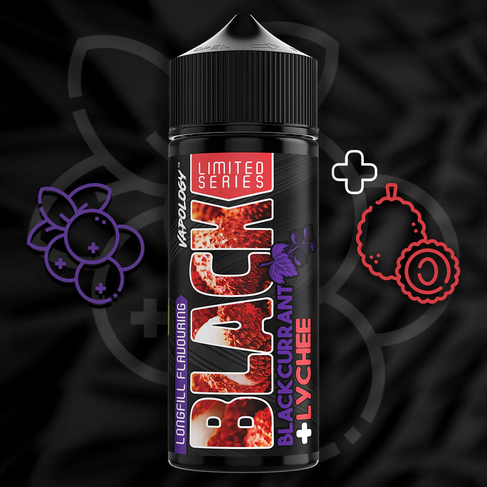 Vapology - Blackcurrant Lychee 120ml Longfill Each