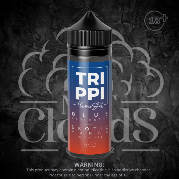 Trippi - Blue Raspberry & Mango Ice Longfill 120ml Each