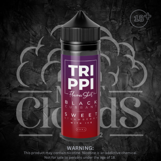 Trippi - Blackcurrant & Strawberry Ice Longfill 120ml Each