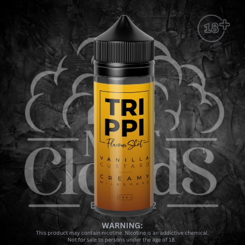 Trippi - Vanilla Custard Milkshake Longfill 120ml Each
