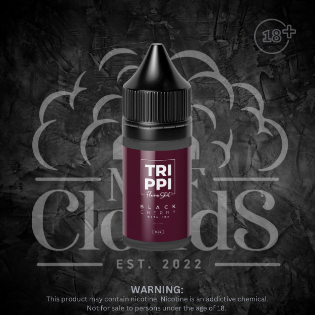 Trippi - Black Cherry Ice Salt/MTL Longfill 30ml Each