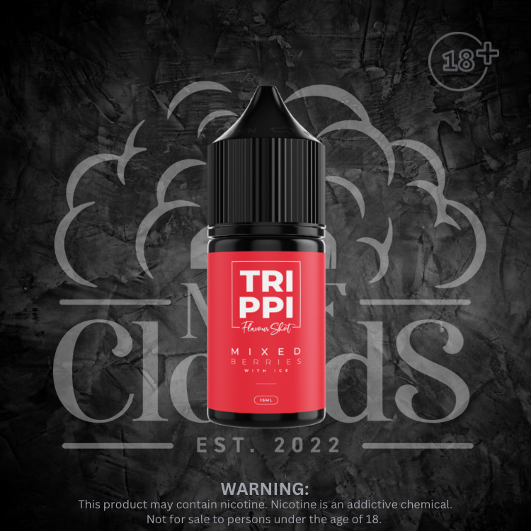 Trippi - Mixed Berries Ice Salt/MTL Longfill 30ml Each