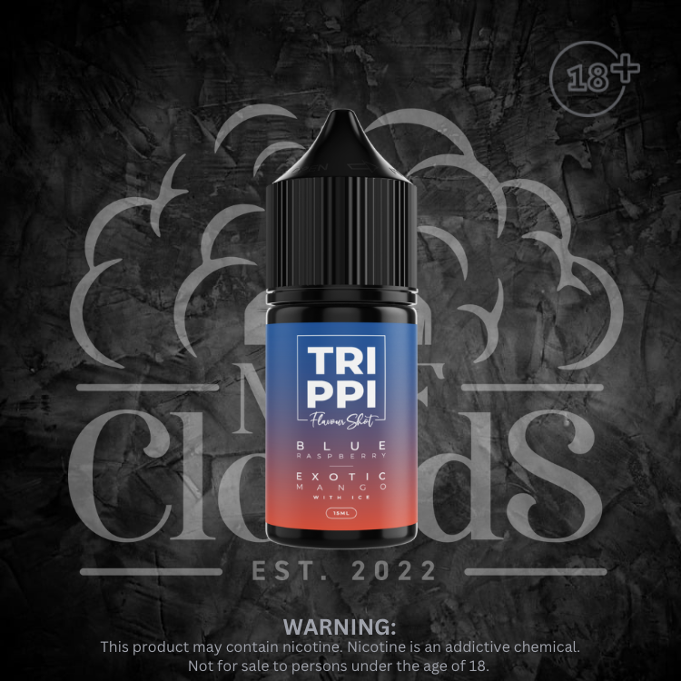 Trippi - Blue Raspberry & Mango Ice Salt/MTL Longfill 30ml Each