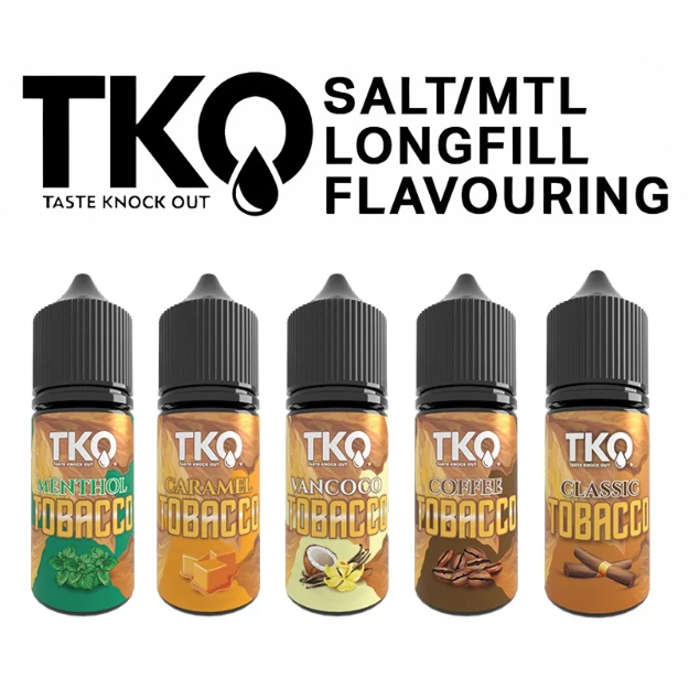 TKO - Tobacco Salt/MTL Longfill 30ml Each