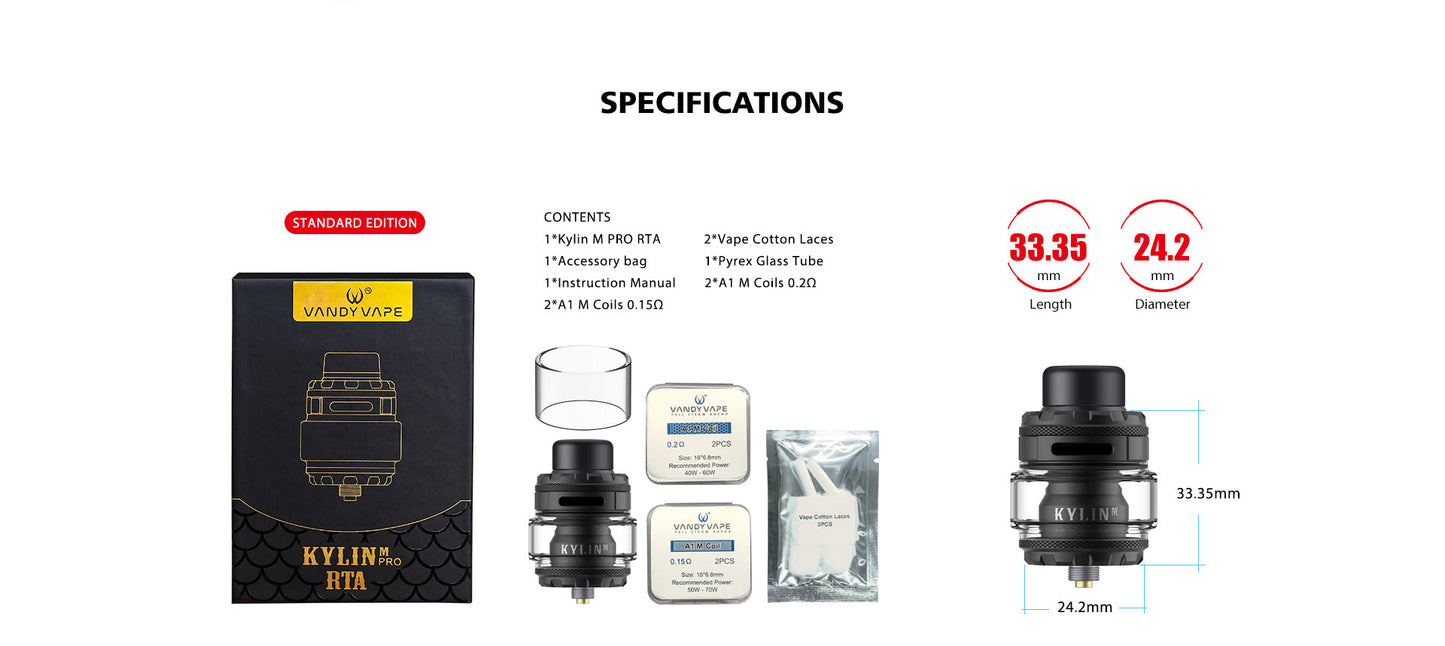 Vandy Vape - Kylin M Pro RTA