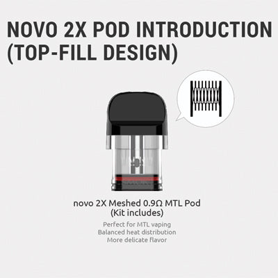 Smok - Novo 2X Mesh Pod Each