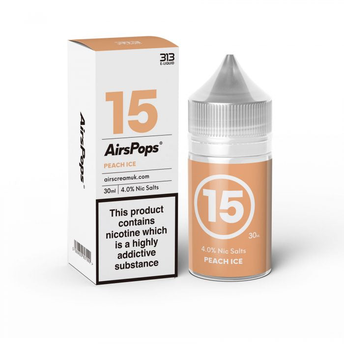 AIRSCREAM -Airspops 313 Peach Ice 30ml 4.0%