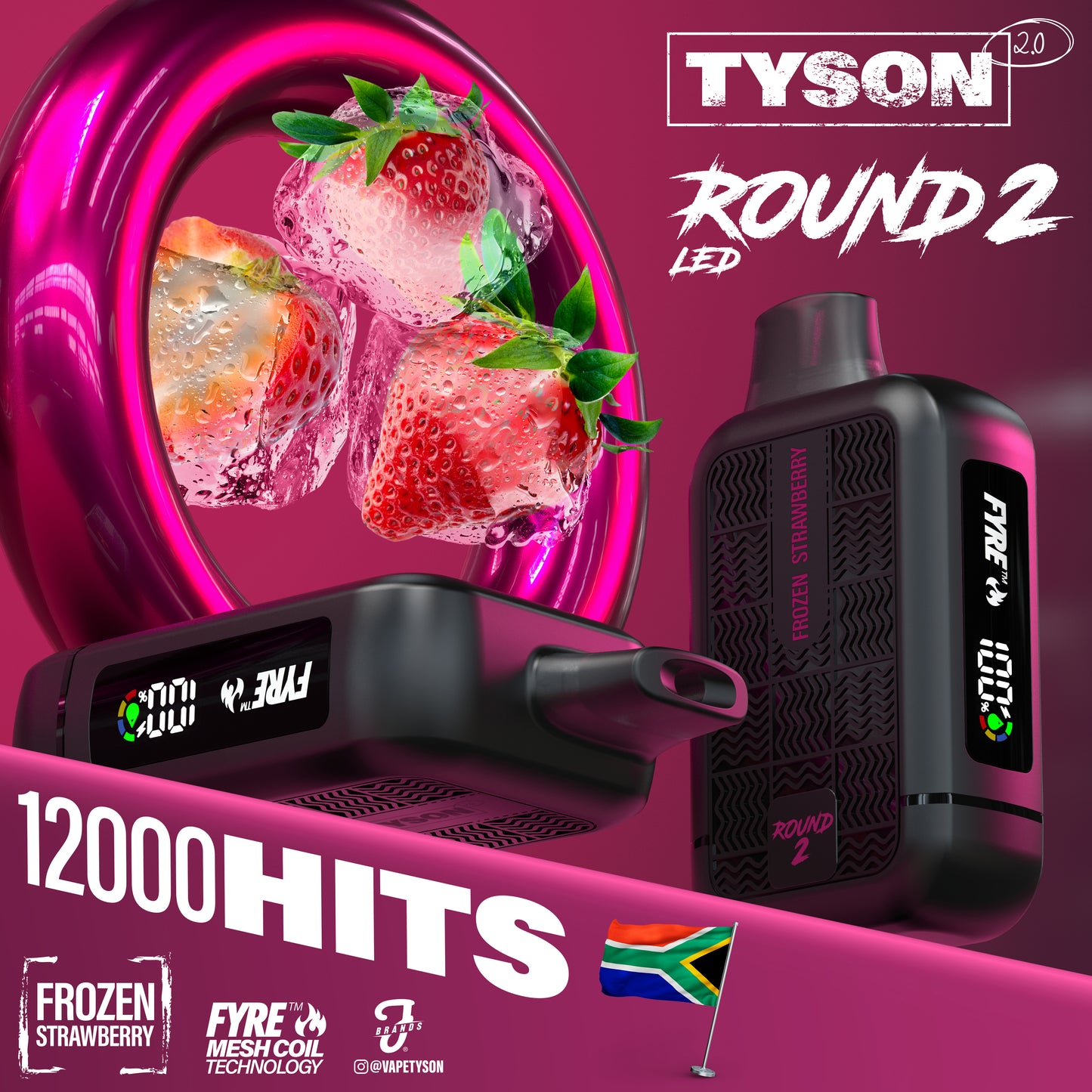 Tyson 2.0 - Round 2 12k Disposable 5% Each