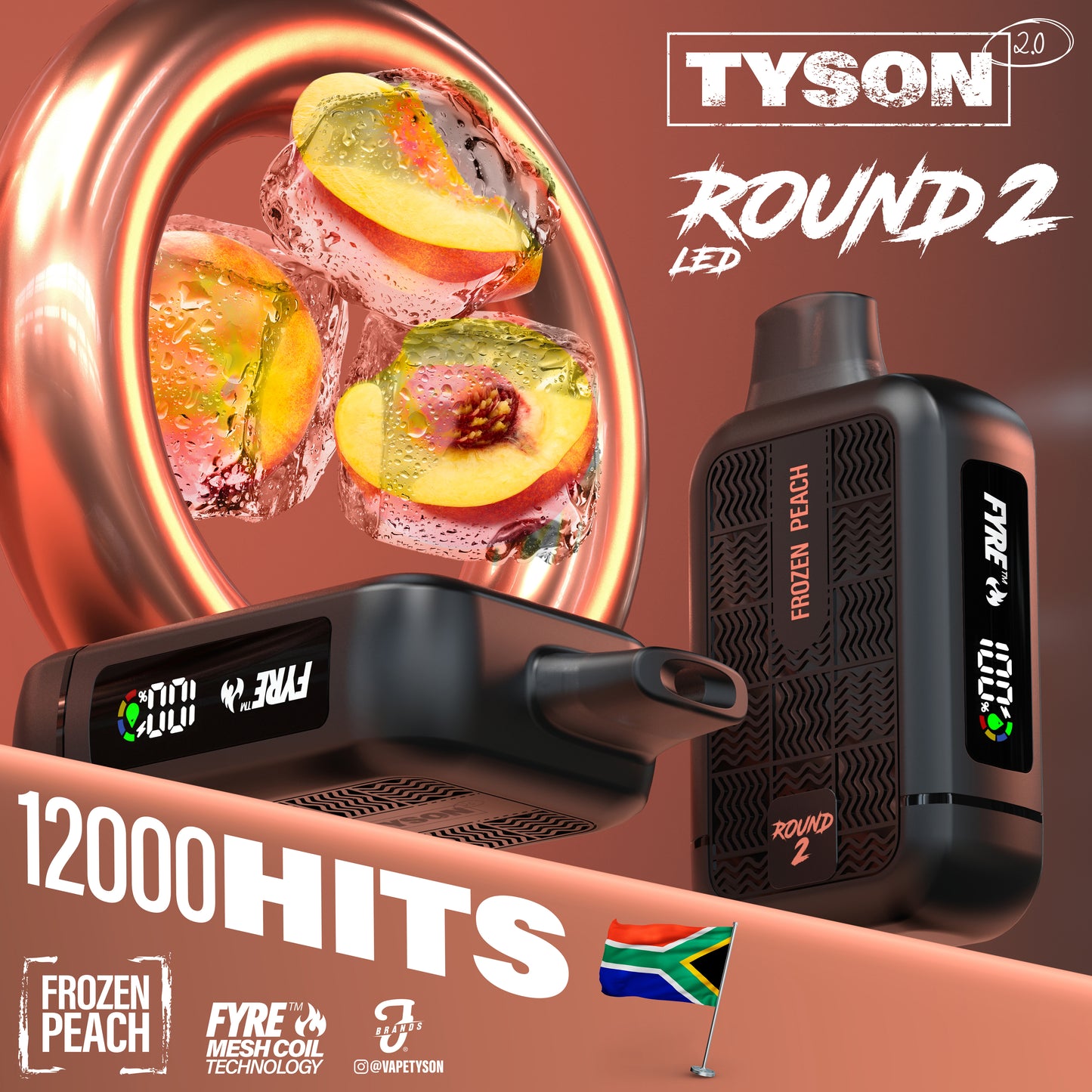 Tyson 2.0 - Round 2 12k Disposable 5% Each