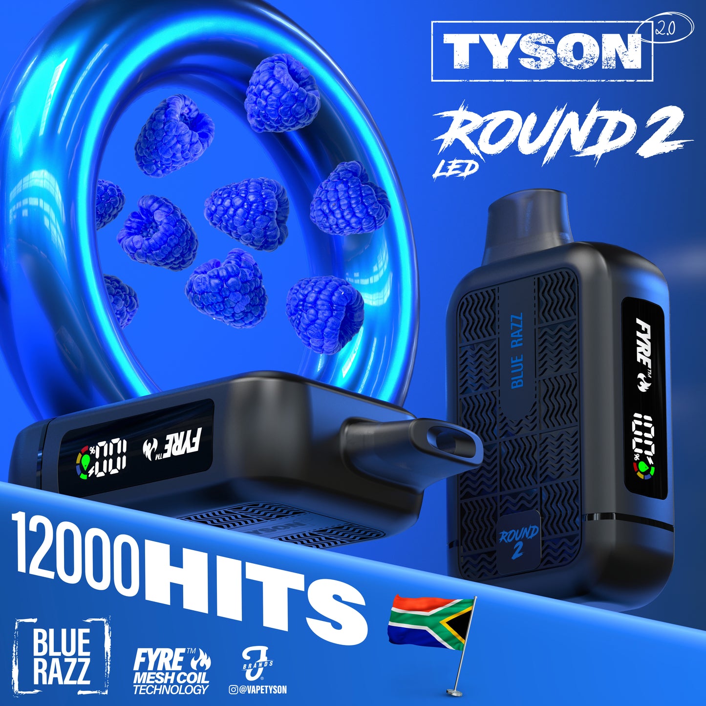 Tyson 2.0 - Round 2 12k Disposable 5% Each