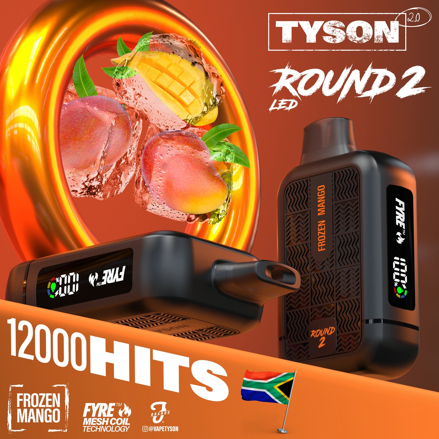 Tyson 2.0 - Round 2 12k Disposable 5% Each