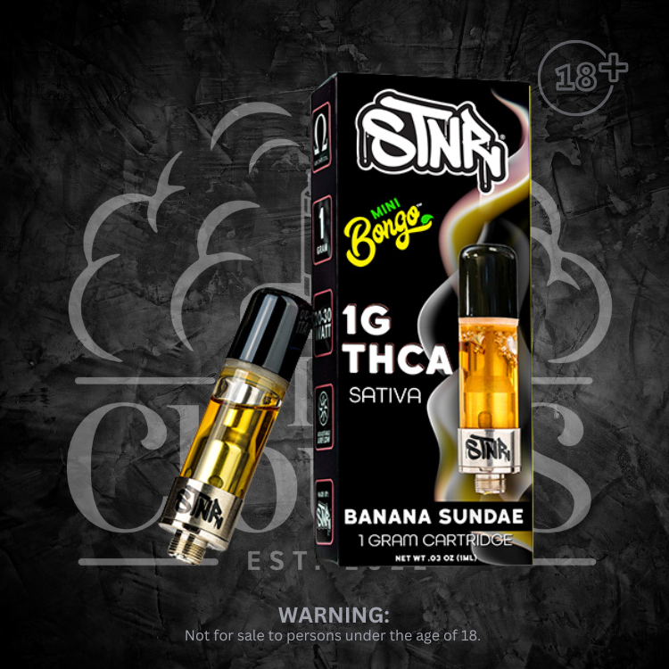 STNR - Mini Bongo 1 Gram THCA Cart Each