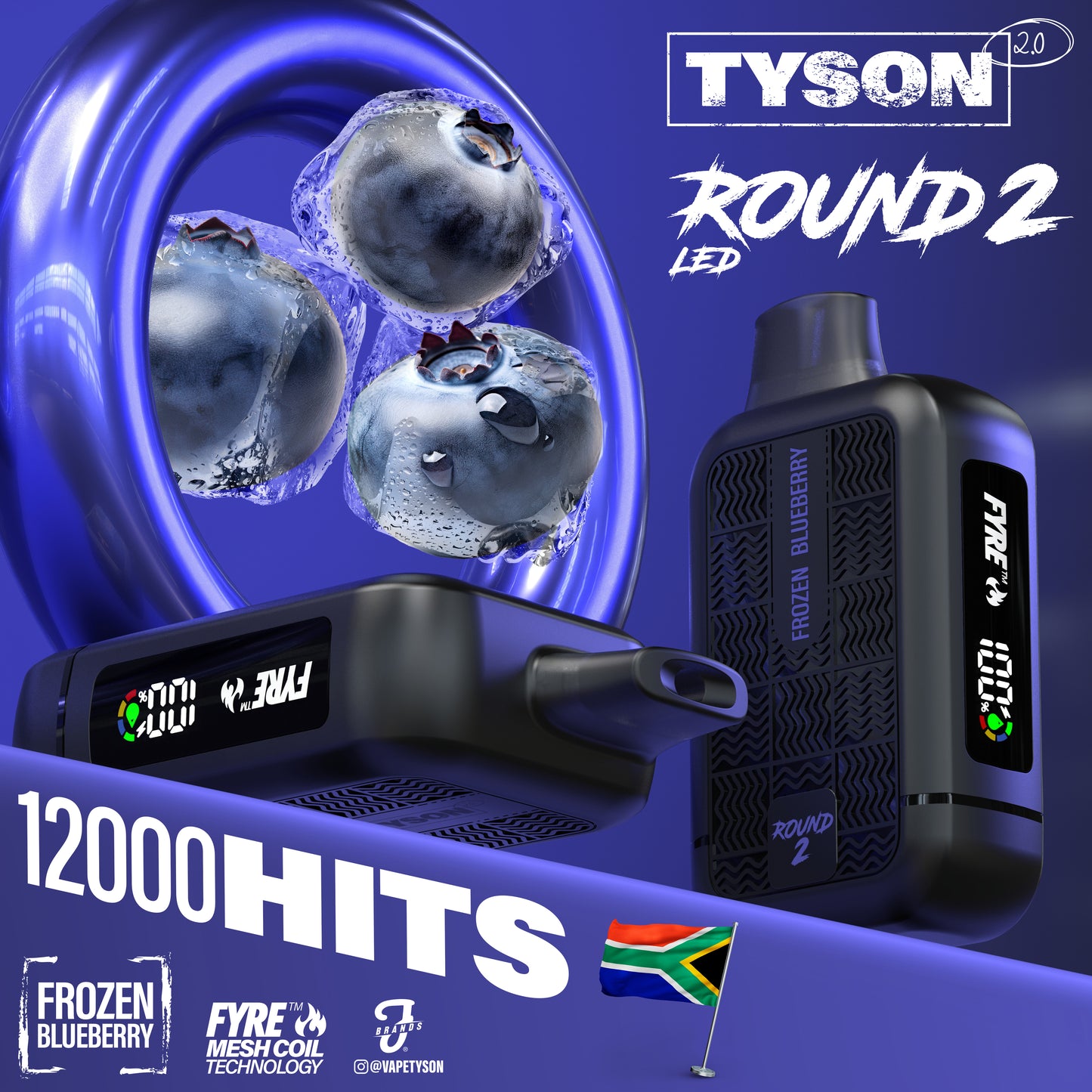 Tyson 2.0 - Round 2 12k Disposable 5% Each