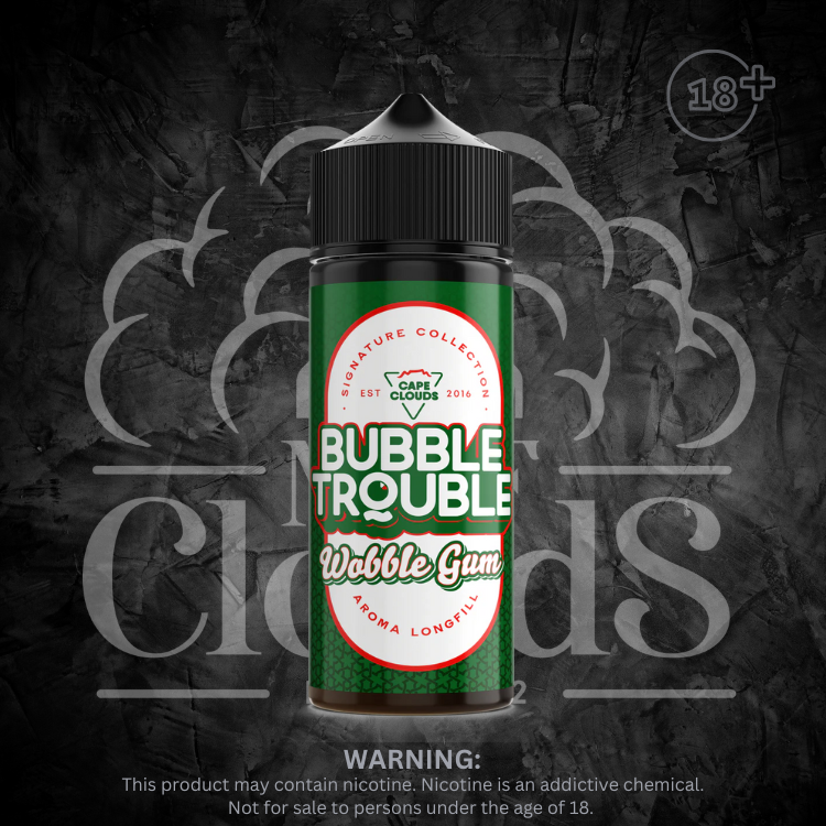 Cape Clouds - Bubble Trouble Longfill 120ml Each