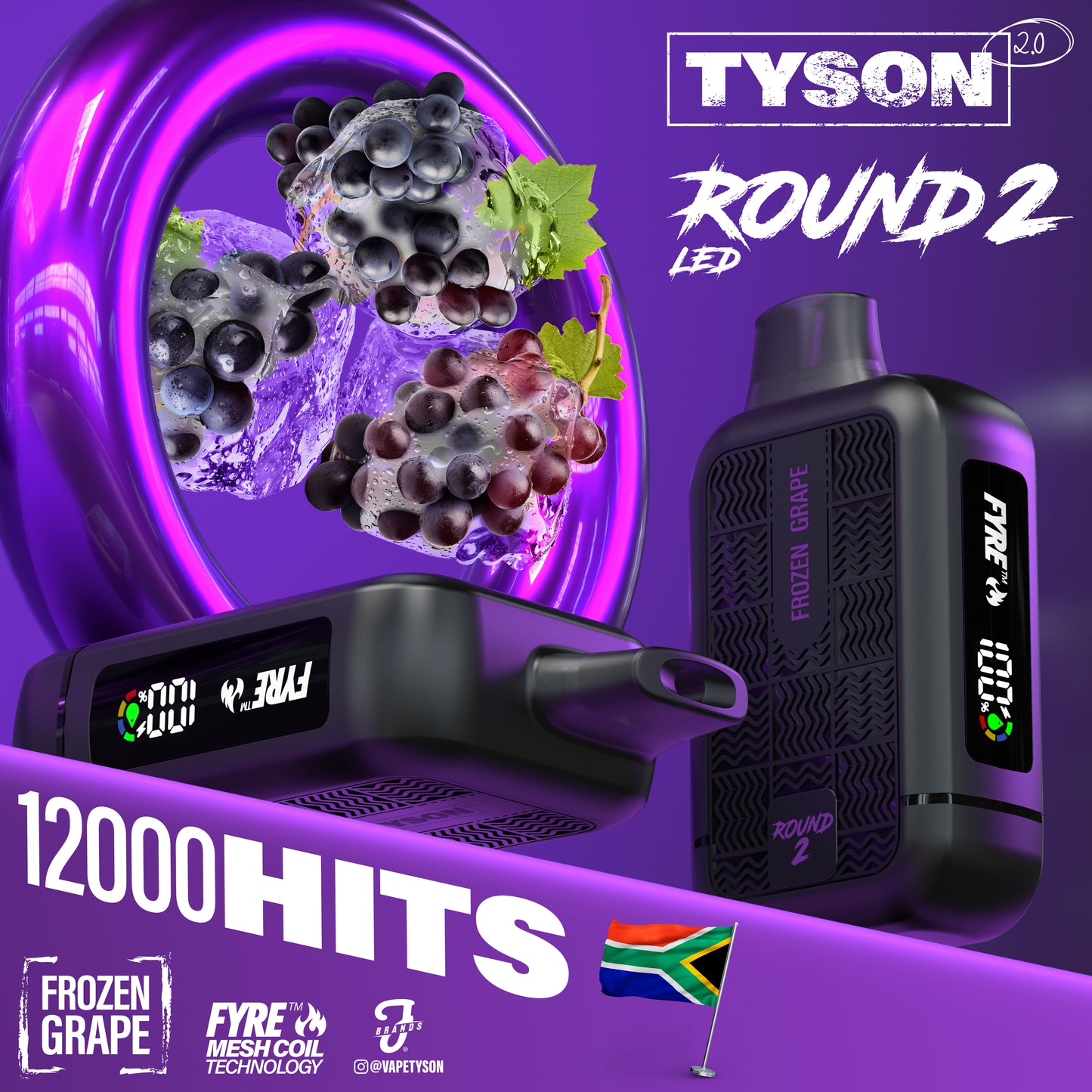 Tyson 2.0 - Round 2 12k Disposable 5% Each
