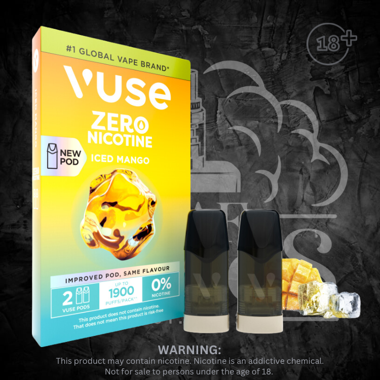 Vuse - Hestia Iced Mango 0/3/5% Pod Pack