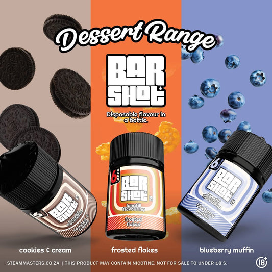 Steam Masters - Dessert 6Zero Bar Shot Salt/MTL Longfill 60ml Each