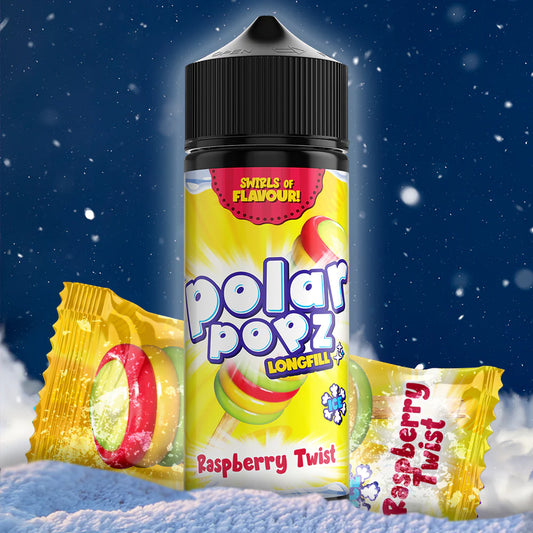 Polar Popz - Raspberry Twist Longfill Each