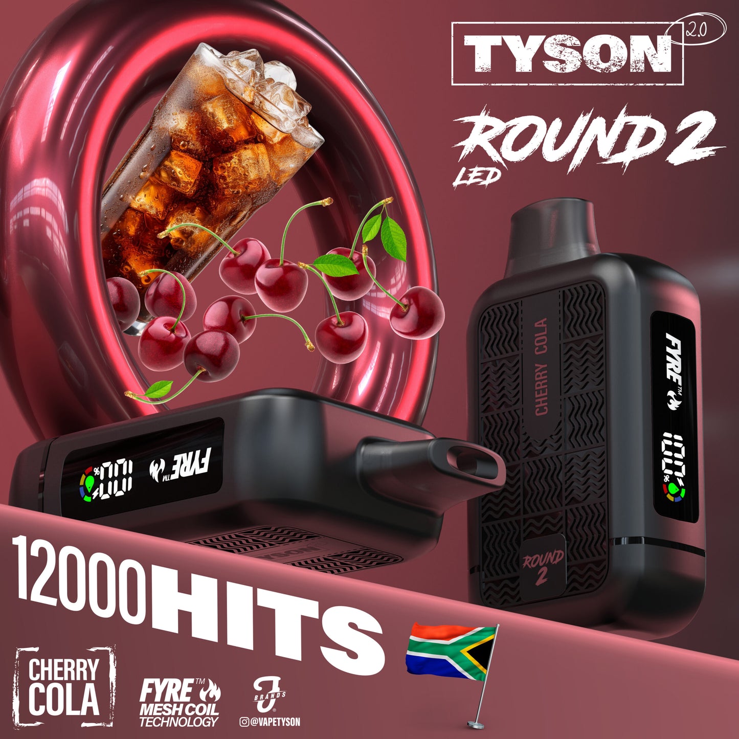 Tyson 2.0 - Round 2 12k Disposable 5% Each