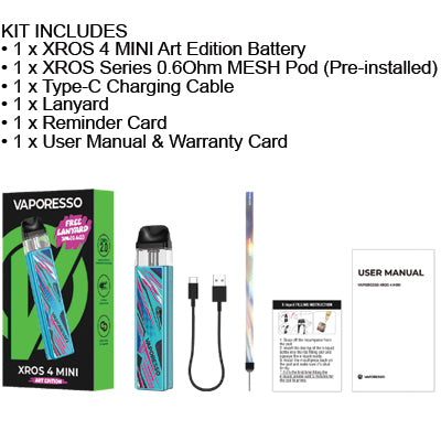Vaporesso - Xros 4 Mini Art Edition Pod Kit
