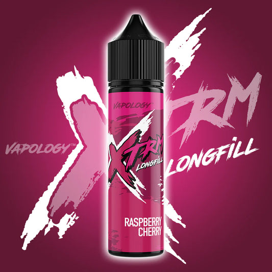 Vapology - Xtrm Raspberry Cherry Salt/MTL Longfill 60ml Each