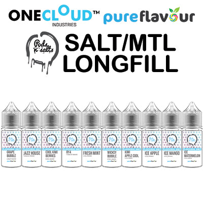Pods n Salts - Salt/MTL Longfill 30ml Each