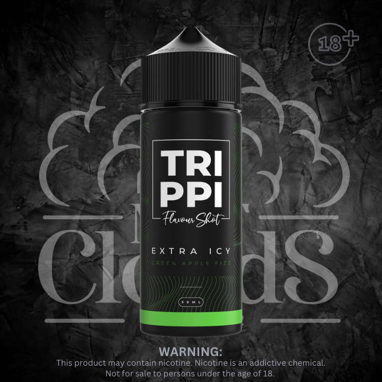 Trippi - Extra Icy Green Apple Longfill 120ml Each