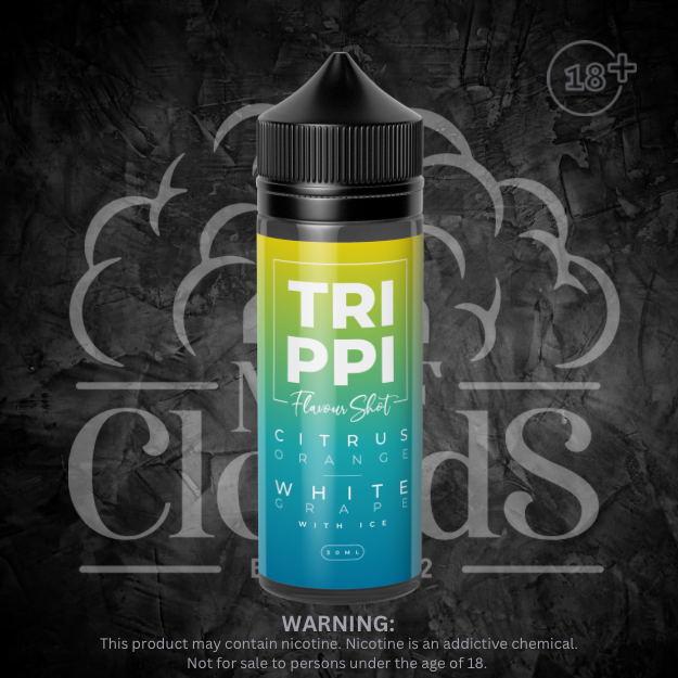 Trippi - Citrus Orange & White Grape Ice Longfill 120ml Each