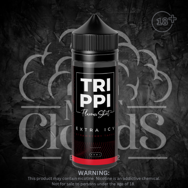 Trippi - Extra Icy Strawberry Taffy Longfill 120ml Each