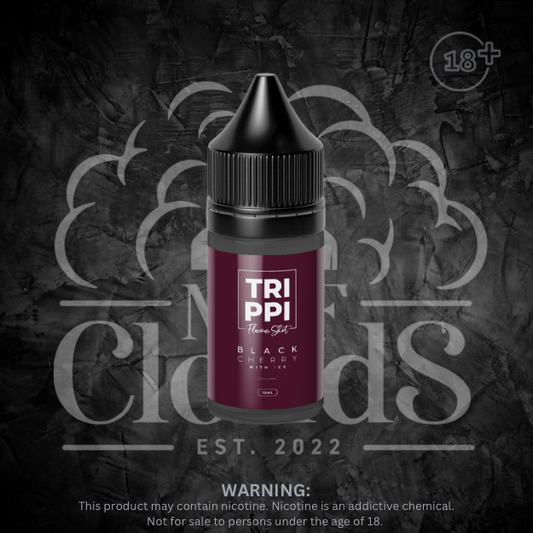 Trippi - Black Cherry Ice Salt/MTL Longfill 30ml Each