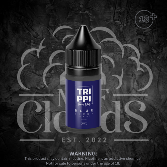Trippi - Blueberry Ice Salt/MTL Longfill 30ml Each