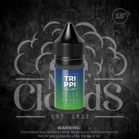 Trippi - Grape & Pineapple Ice Salt/MTL Longfill 30ml Each