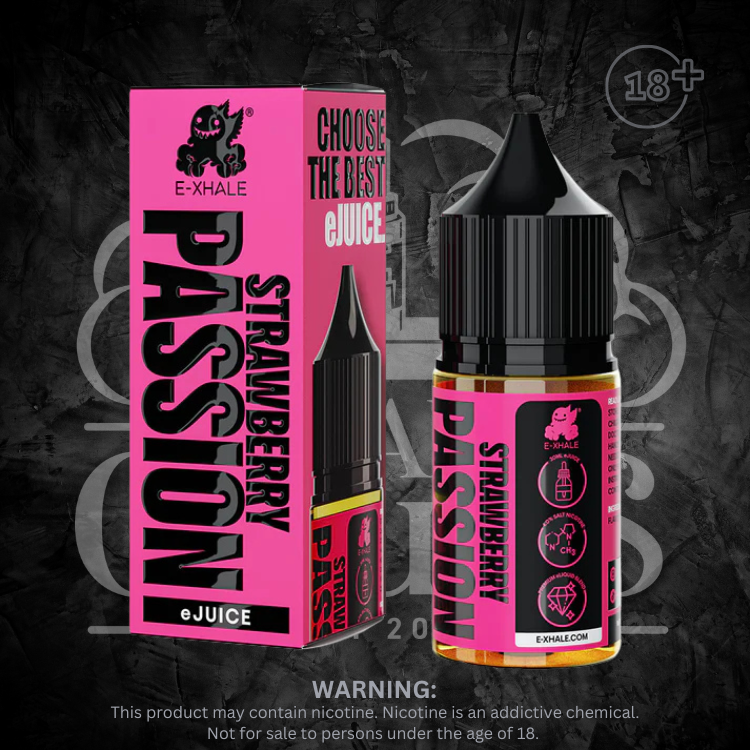 E-XHALE - Strawberry Passion eJuice 30ml 40mg