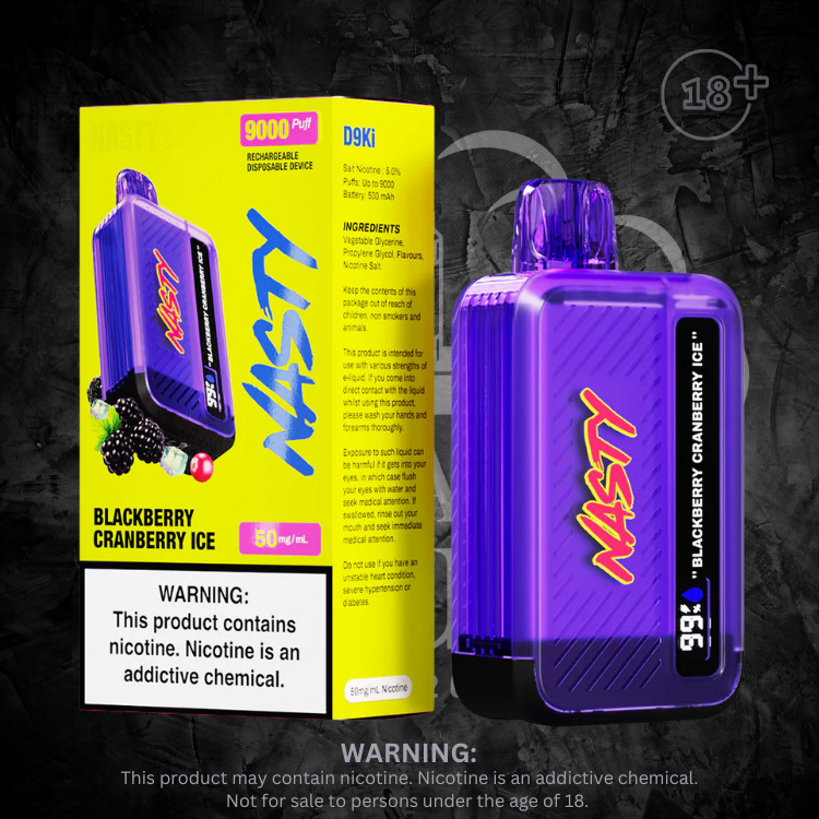 Nasty Bar - 9000 Disposable 5% Each