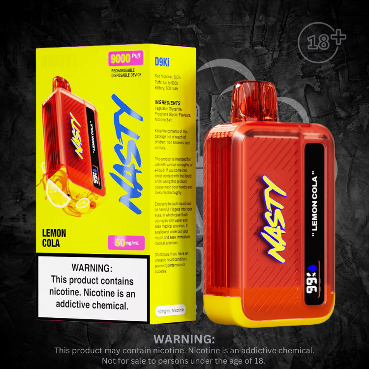 Nasty Bar - 9000 Disposable 5% Each